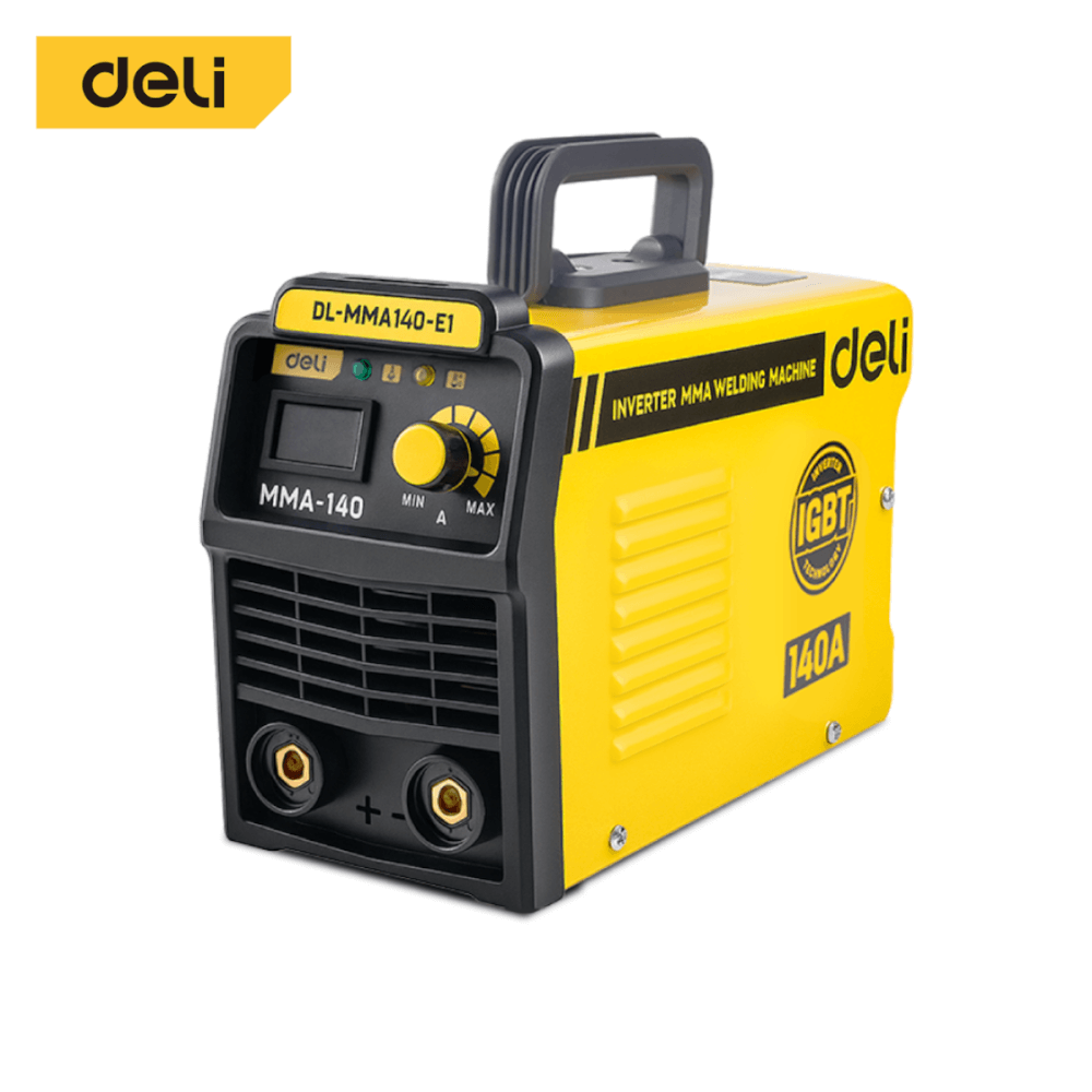 เครื่องเชื่อม INVERTER DELI EDL-MMA140-E1-YL-01 140A หน้าจอ LED สีเหลือง_0
